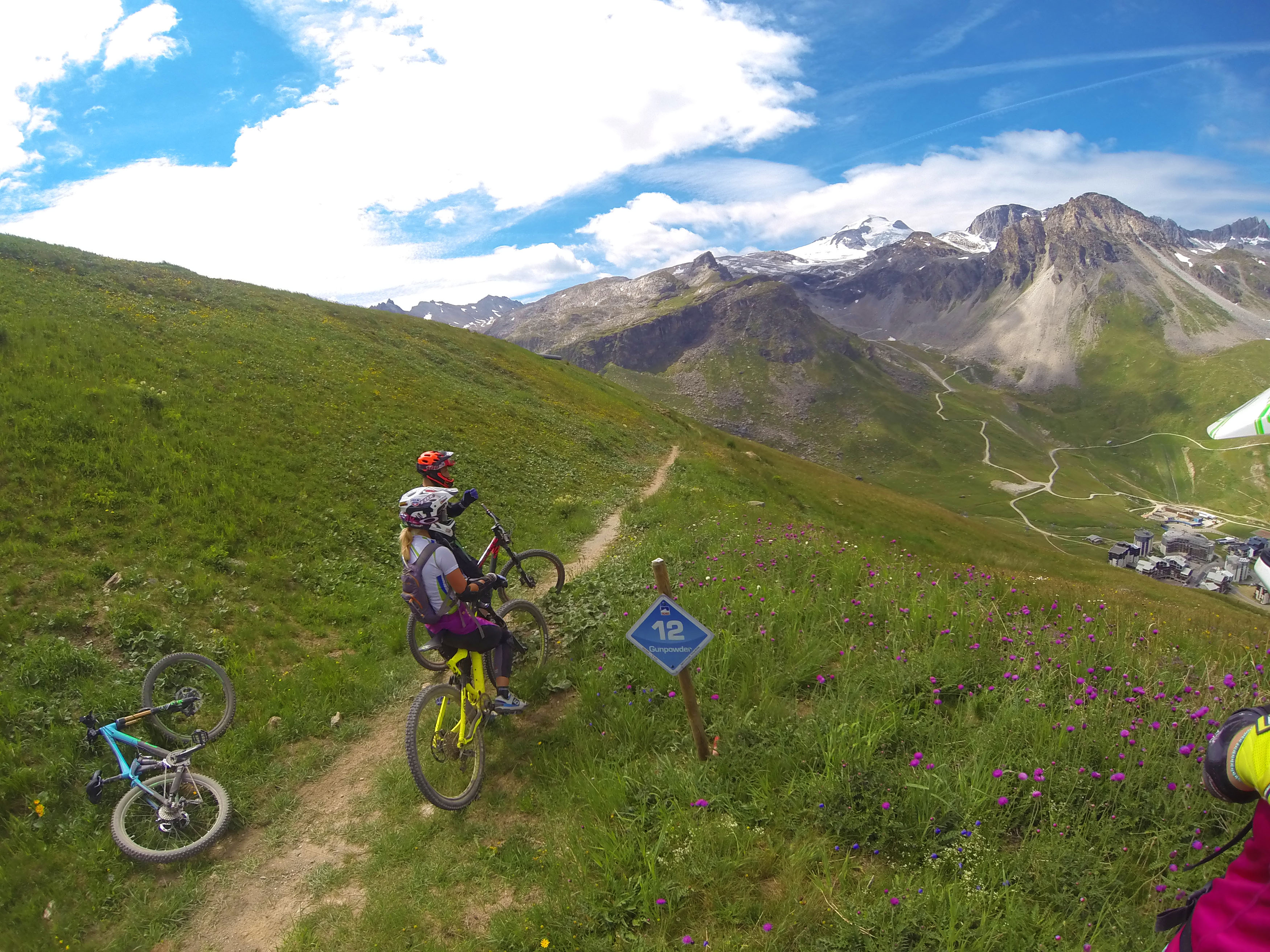 Biking In Tignes Alps Mountain