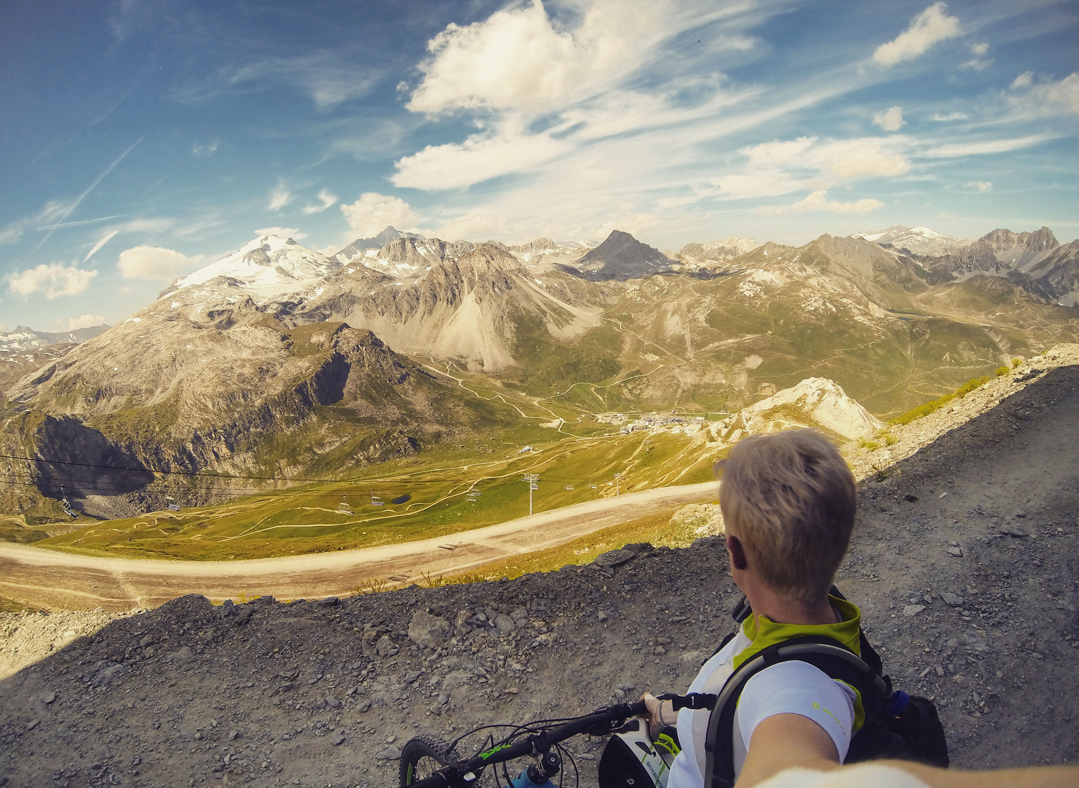 Biking In Tignes Alps
