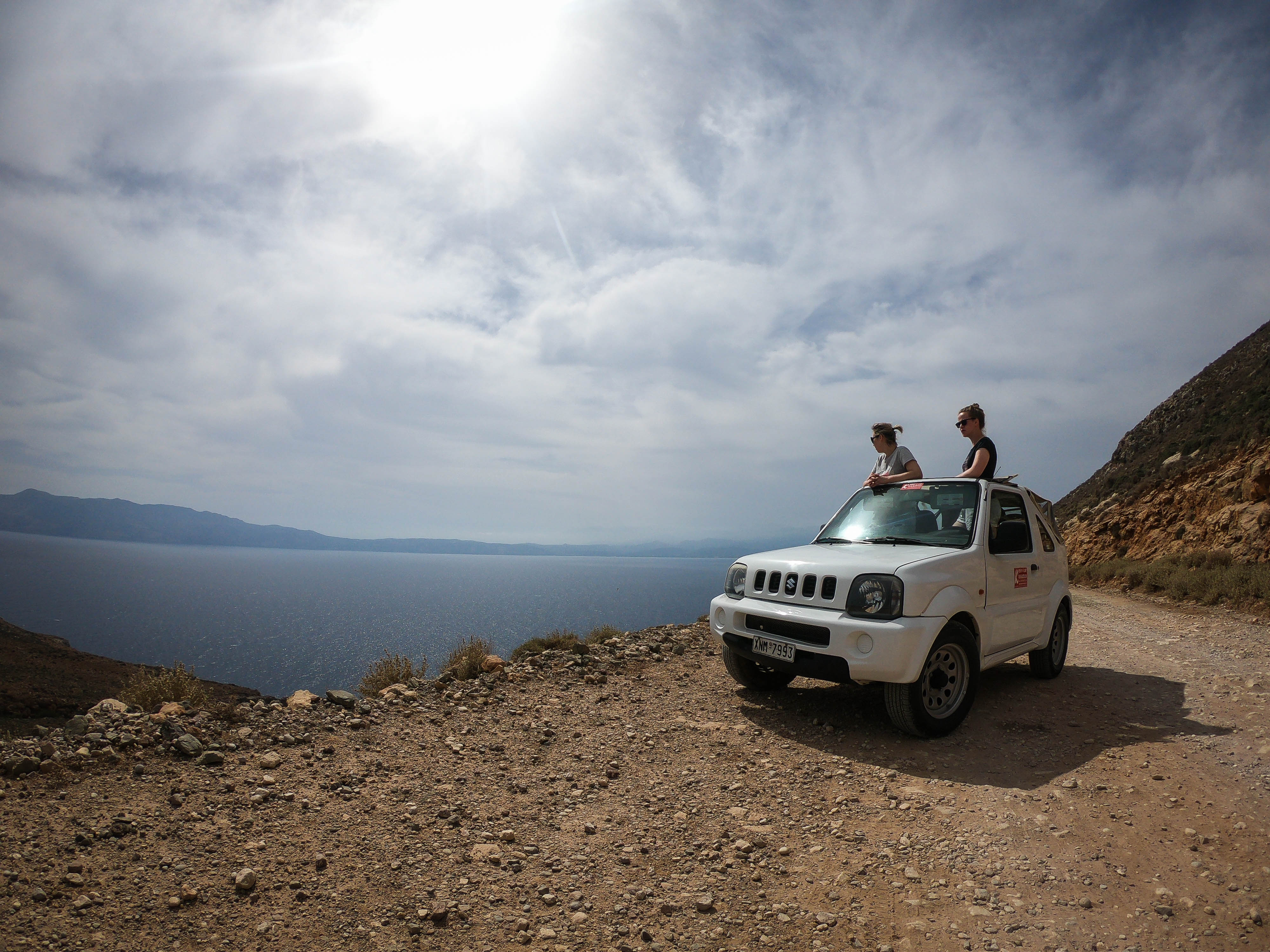 Road to Balos Beach Crete